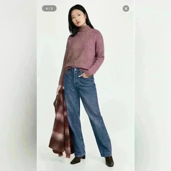 MADEWELL: Dillon Mockneck Pullover Sweater xxs - Picture 4 of 13